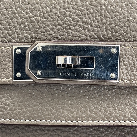 ❌❌❌ SOLD! ❌❌❌ Hermès Etoupe Togo Retourne Kelly 40 - Picture 6 of 16
